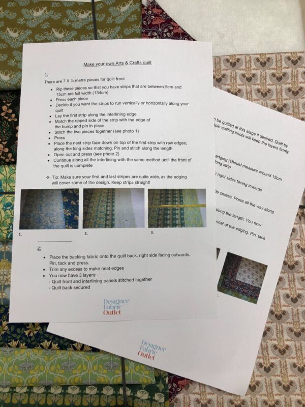 Make your own Arts & Crafts Quilt - Image 5