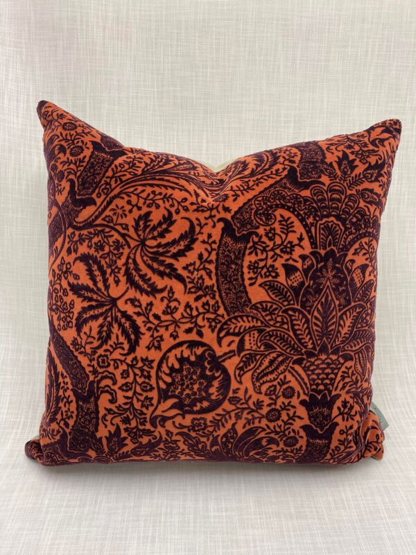 Indian Flock Russet/Mulberry
