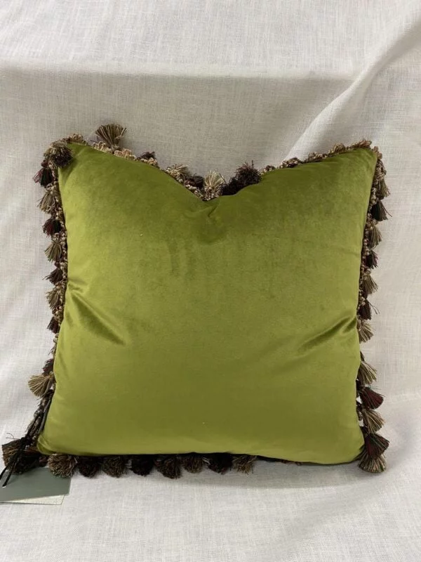 Strawberry Thief Tassel Cushion Cover - Image 2