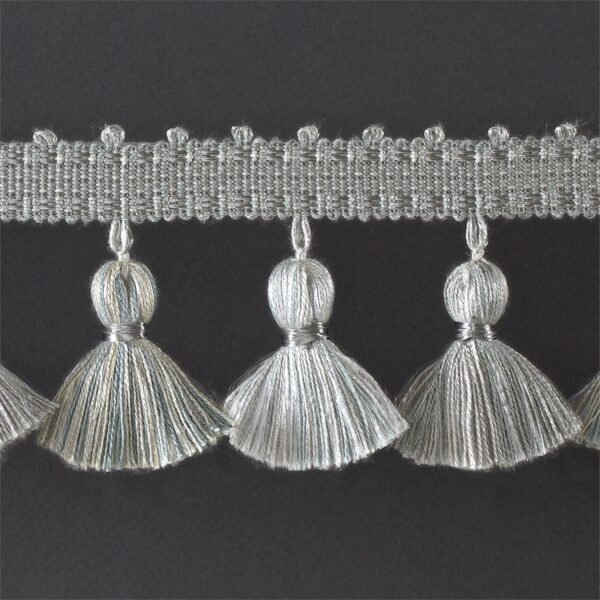 Tassel Fringe Mid Blue